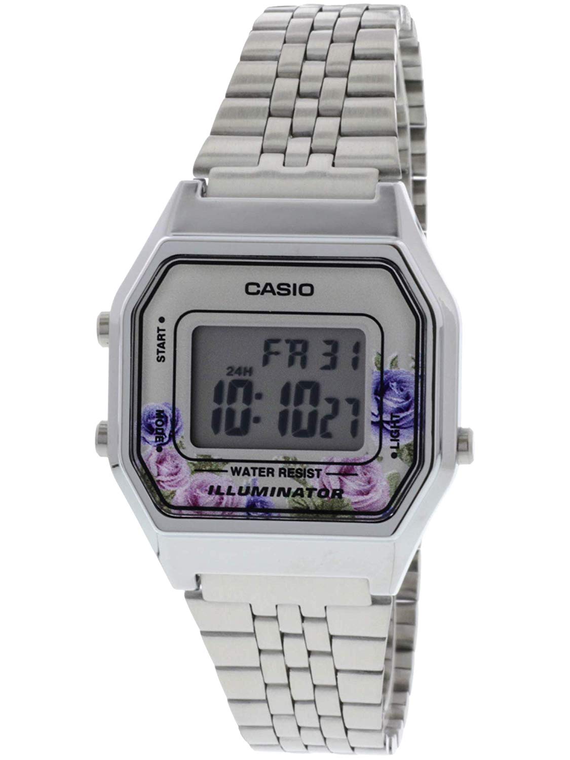 casio classic floral watch