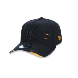BONÉ NEW YORK YANKEES 9FORTY A-FRAME STRAPBACK ABA CURVA NEW ERA PRETO