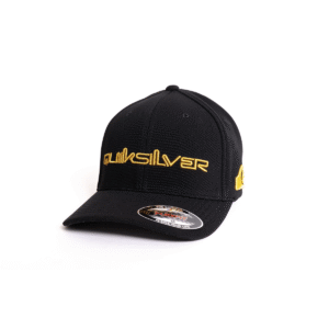 BONÉ QUIKSILVER EMB TYPE HERITAGE REGAL BLACK ABA CURVA FECHADO