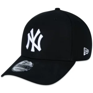 BONÉ NEW YORK YANKEES NY 940 SNAPBACK ABA CURVA PRETO